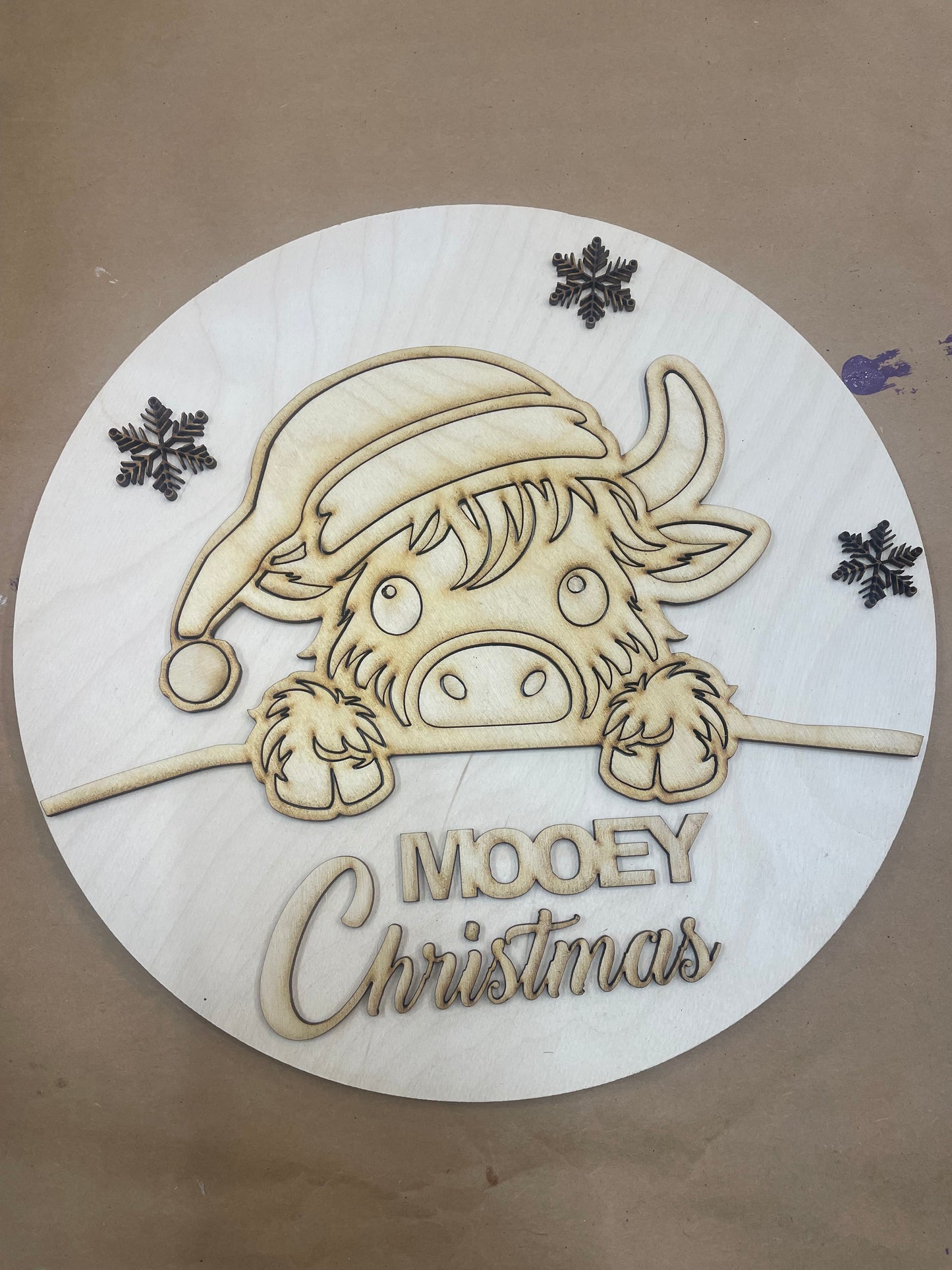 11/1/25 at 10am Christmas Door Hangers with Liquid Glass Add On