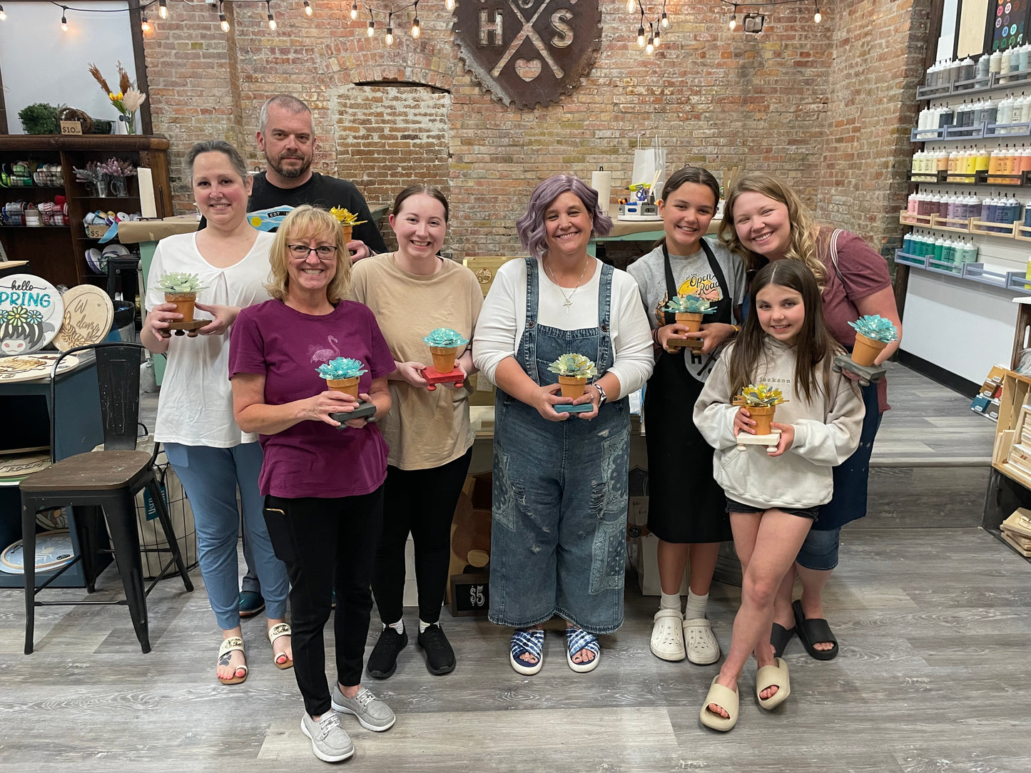 3–13-26 @ 6pm Sea Glass Succulents