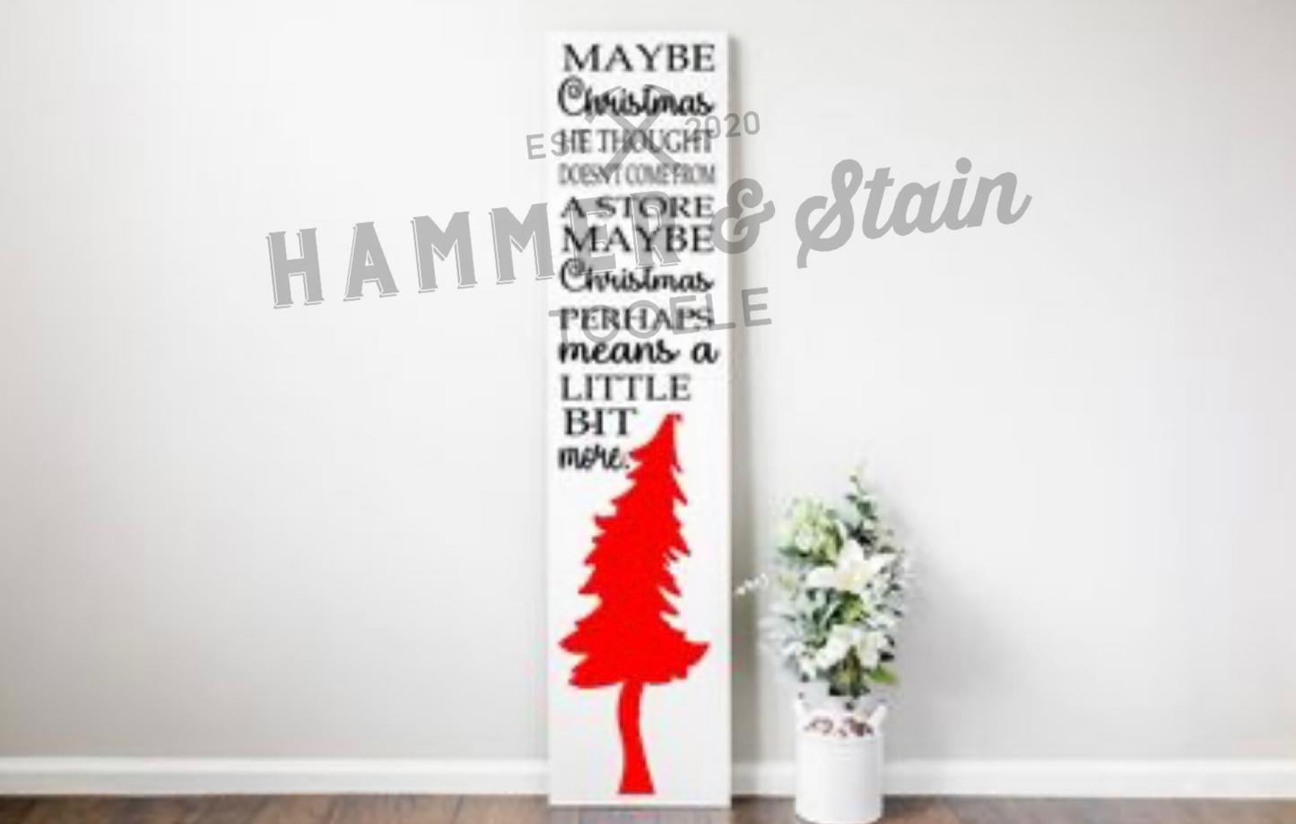 Christmas Porch Planks