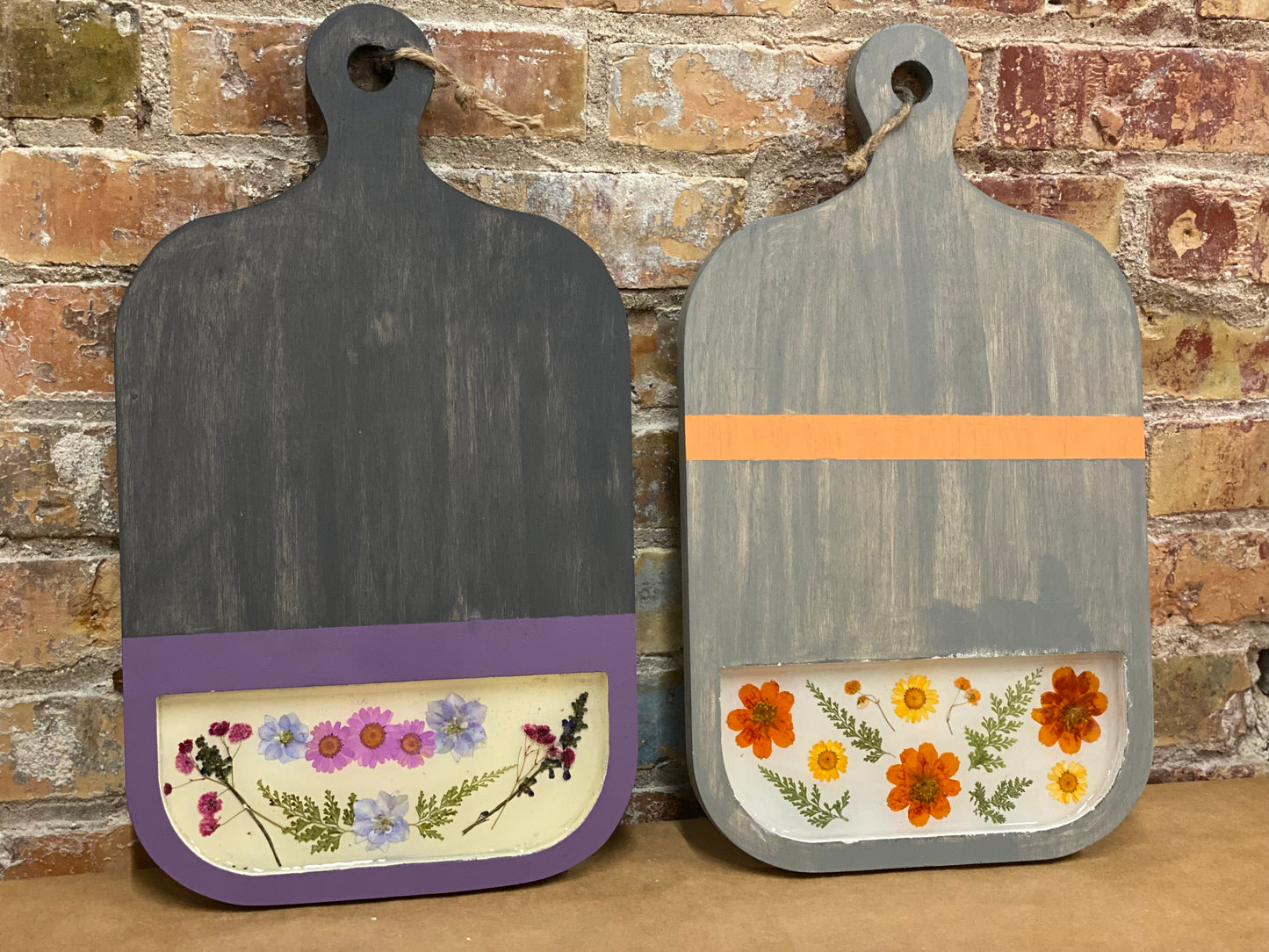 Myka’s Private Party - Pressed Flowers in Resin