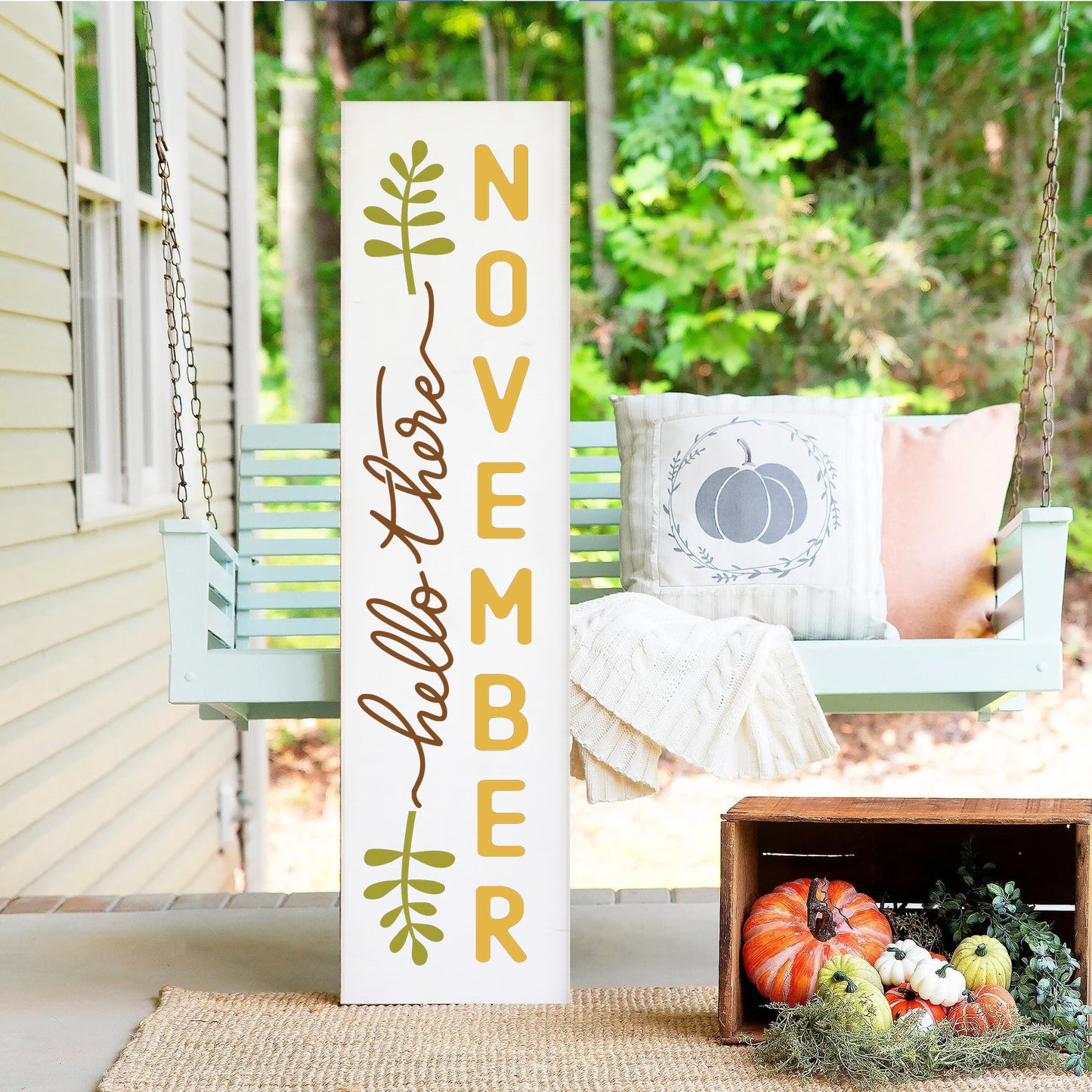 Fall Porch Plank