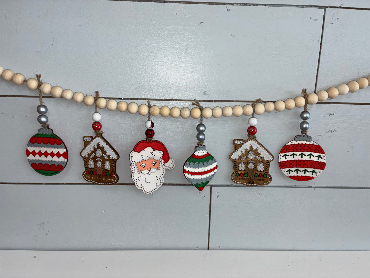 7/18 at 4pm Wood Embroidery Christmas in July Workshop