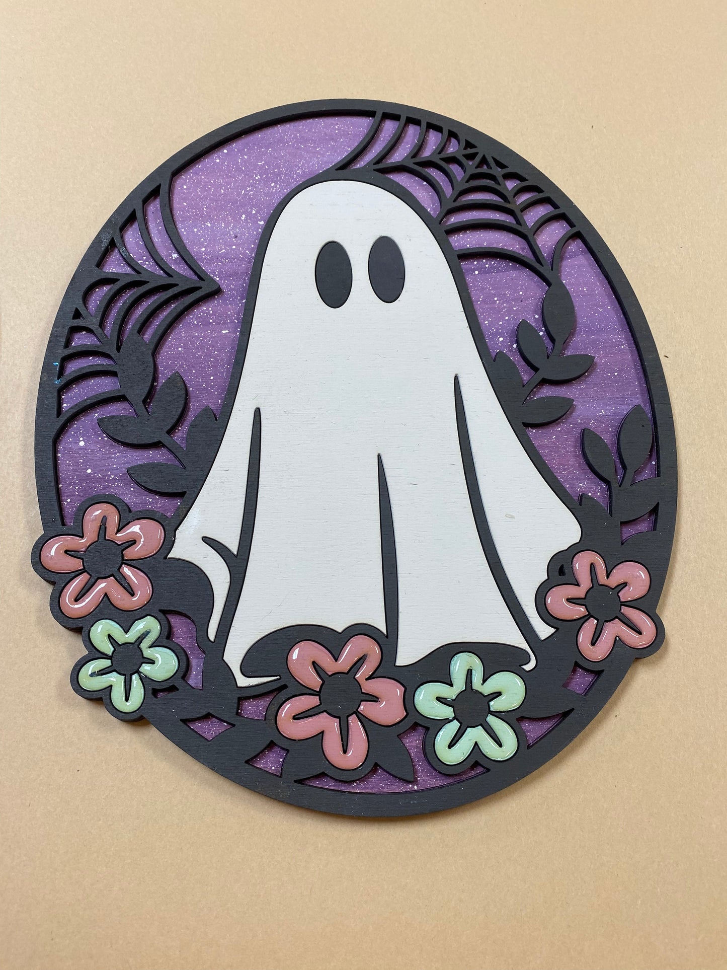 9/6/25 @ 10am Halloween Doorhangers with Liquid Glass Add On Workshop