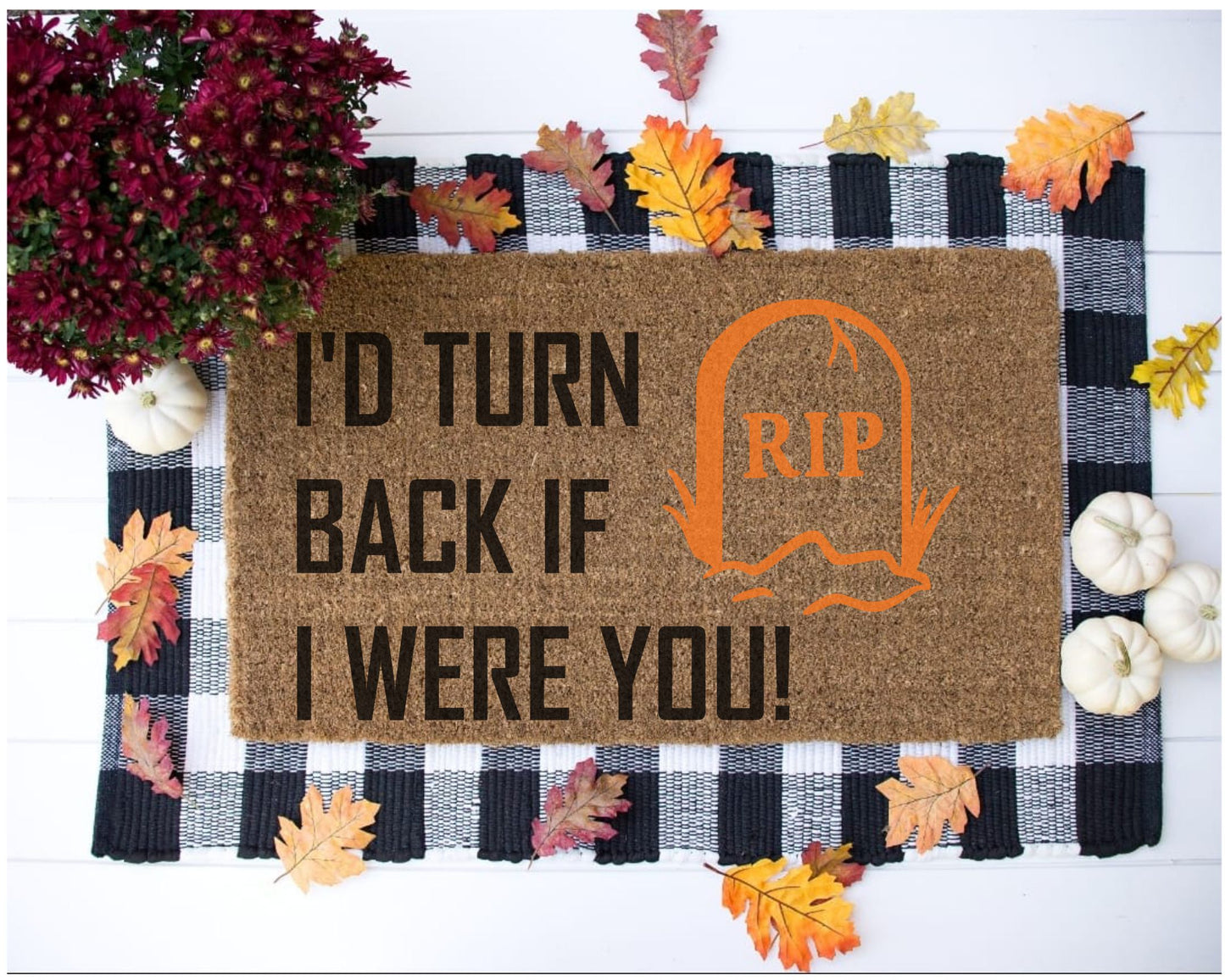 9/27/25 at 10:30am Halloween and Horror Doormats
