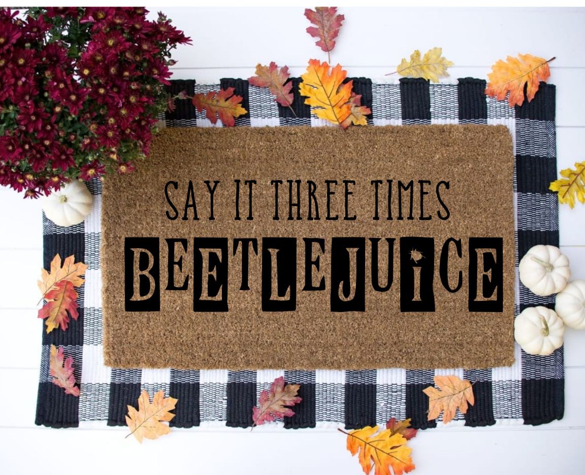 9/27/25 at 10:30am Halloween and Horror Doormats