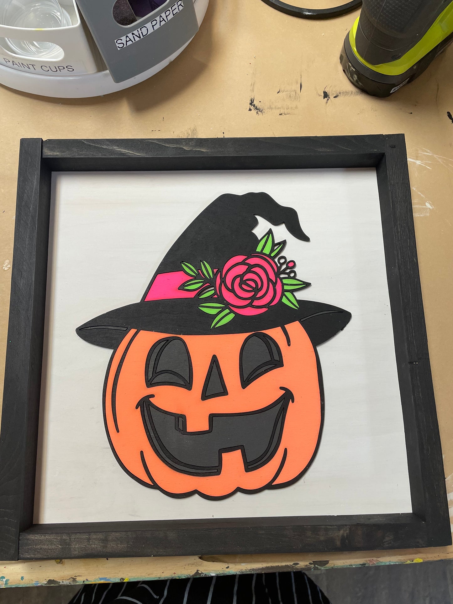 9/6/25 @ 10am Halloween Doorhangers with Liquid Glass Add On Workshop