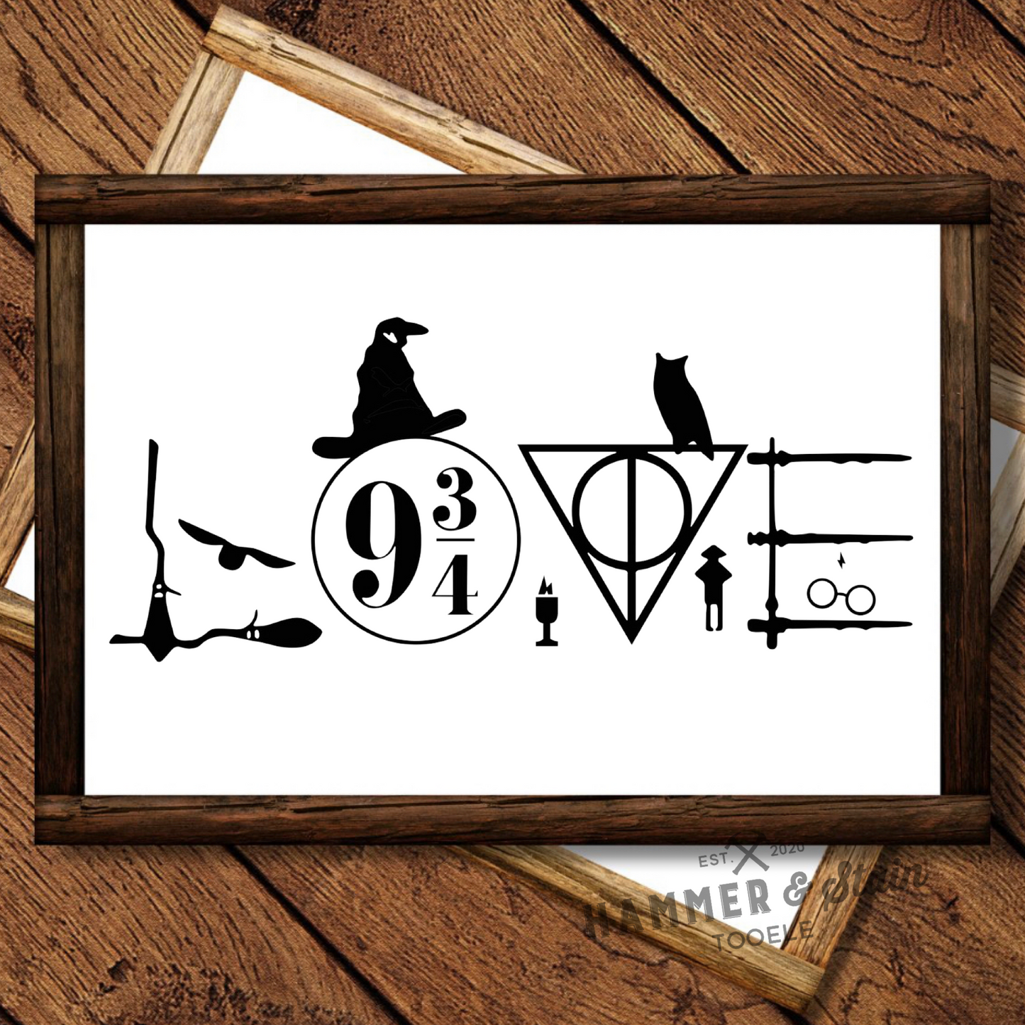 Wizard World Framed Signs - Rectangular