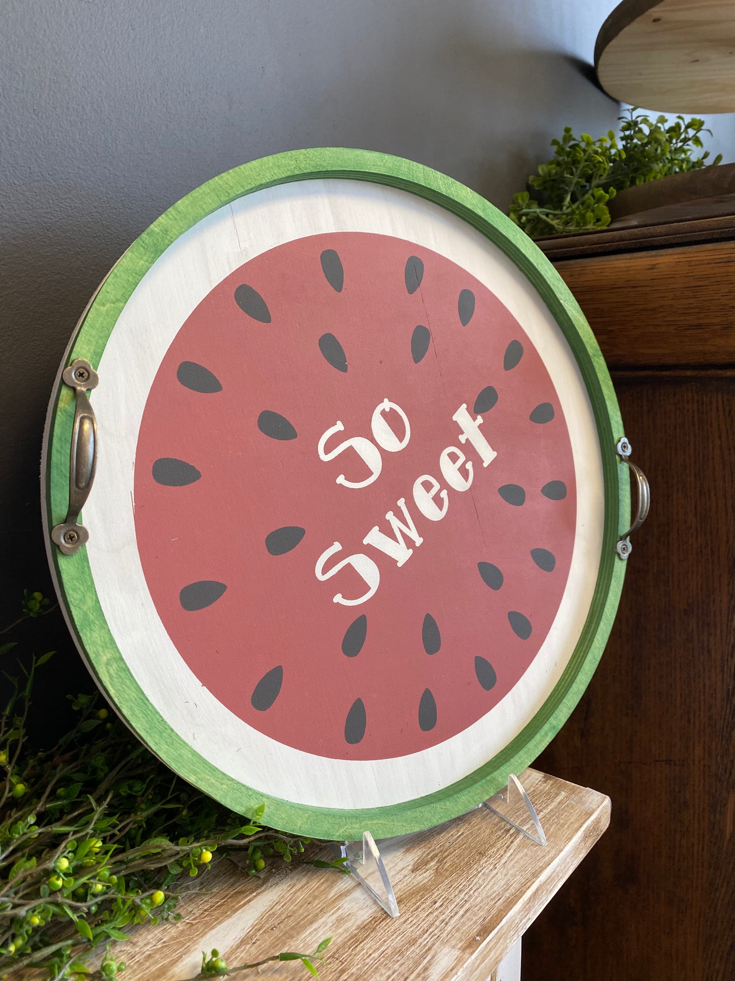 Summer Tray with raised edge