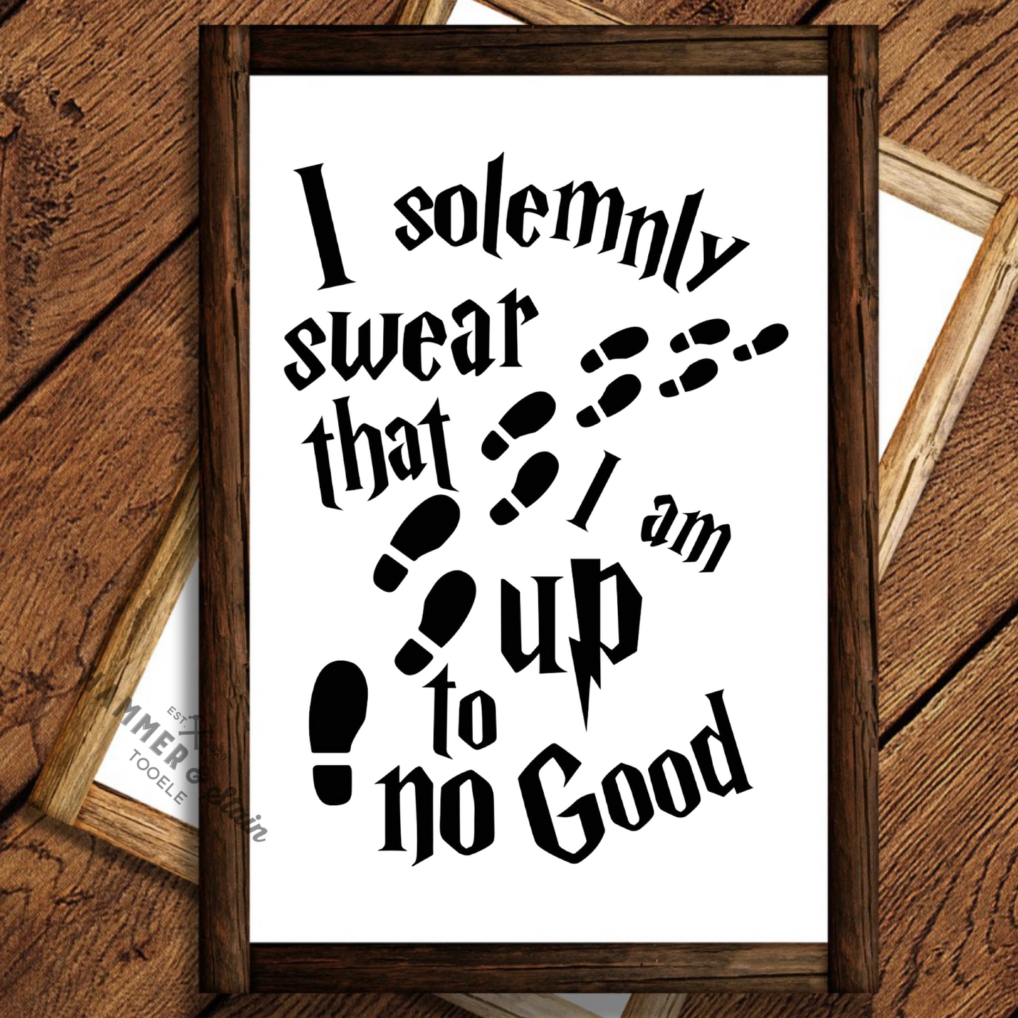 Wizard World Framed Signs - Rectangular