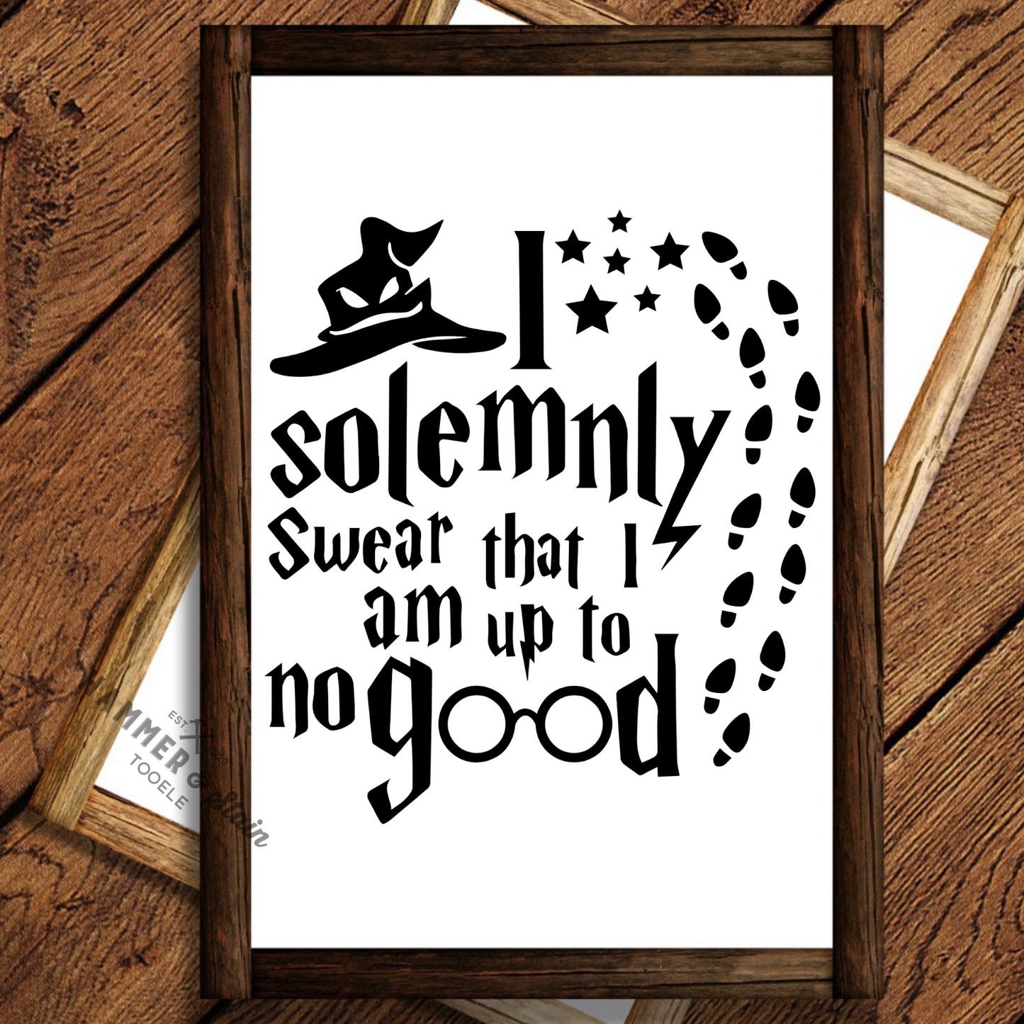 Wizard World Framed Signs - Rectangular