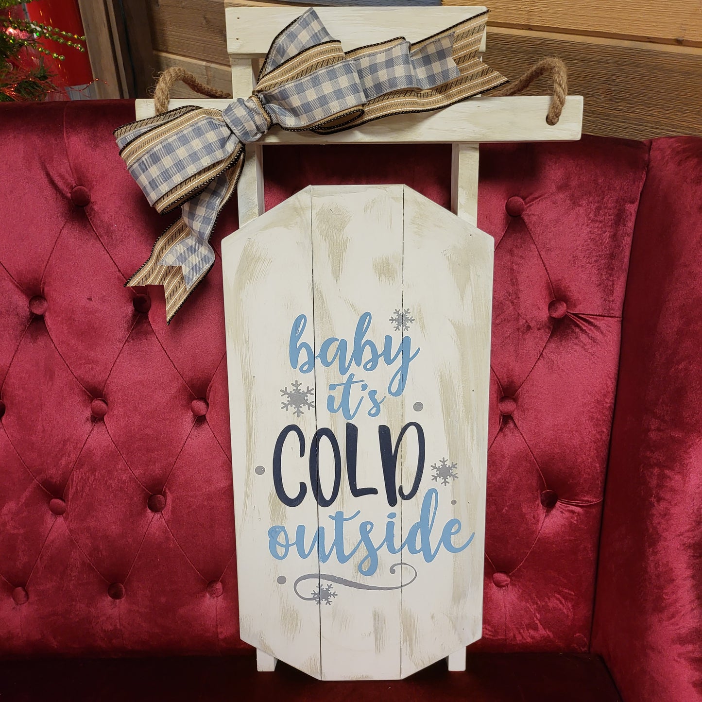 Sleds Workshop: Saturday, November 29th at 10am