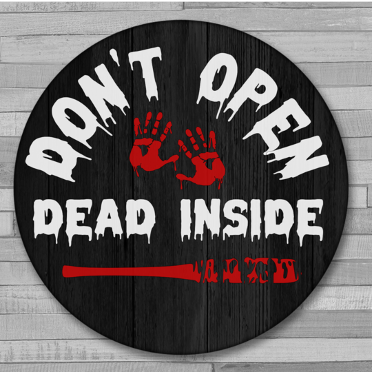 Halloween Round Signs