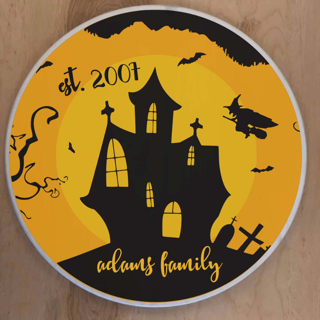 Halloween Round Signs