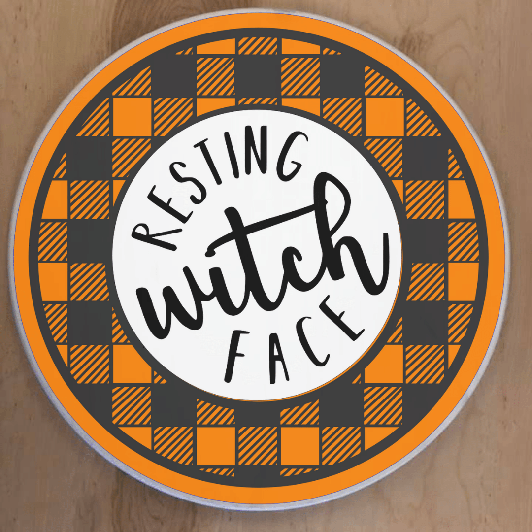 Halloween Round Signs