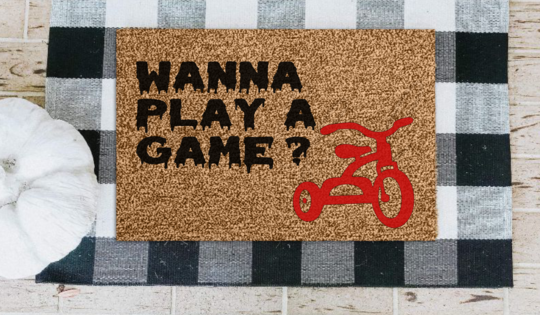 9/27/25 at 10:30am Halloween and Horror Doormats