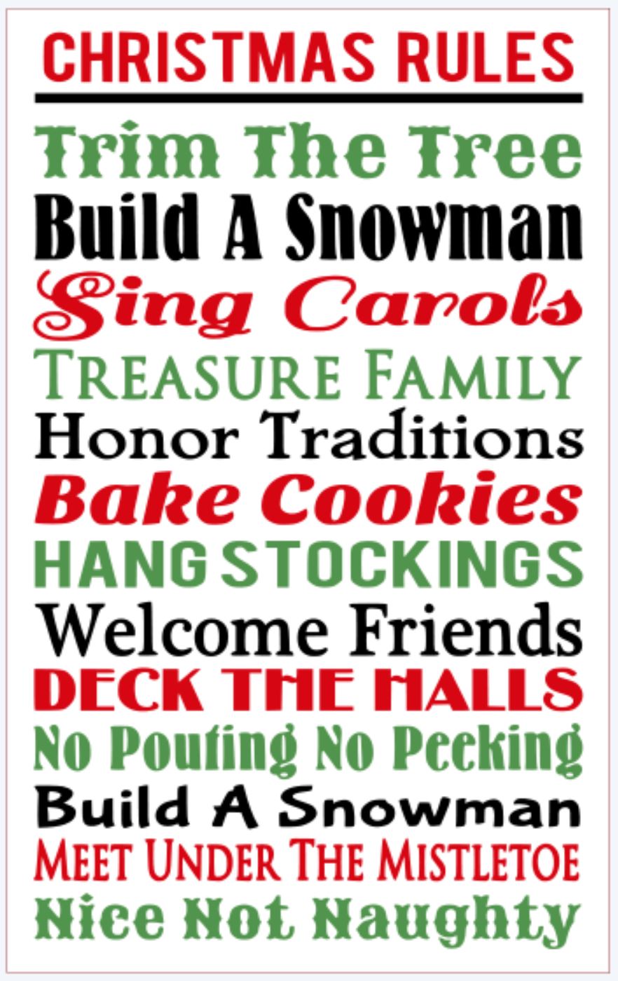 16x24 Custom Holiday Sign