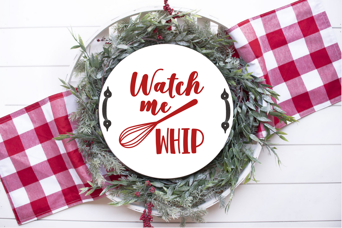 Christmas Trays with Handles