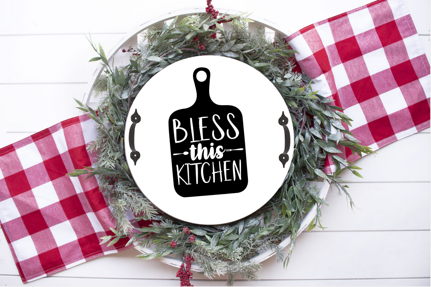 Christmas Trays with Handles