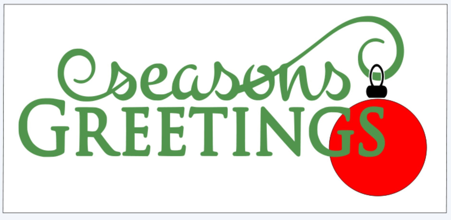 16x24 Custom Holiday Sign