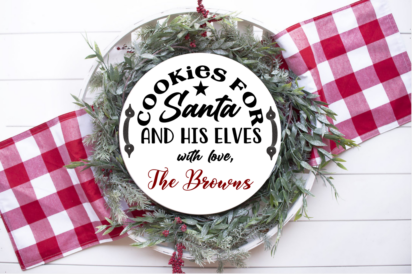 Christmas Trays with Handles