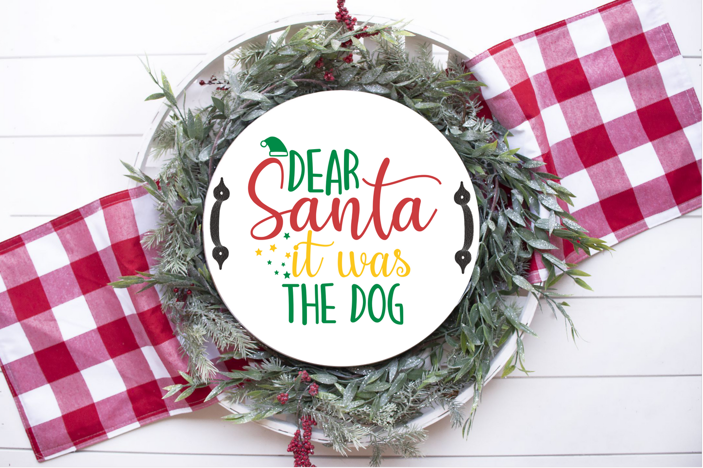 Christmas Trays with Handles