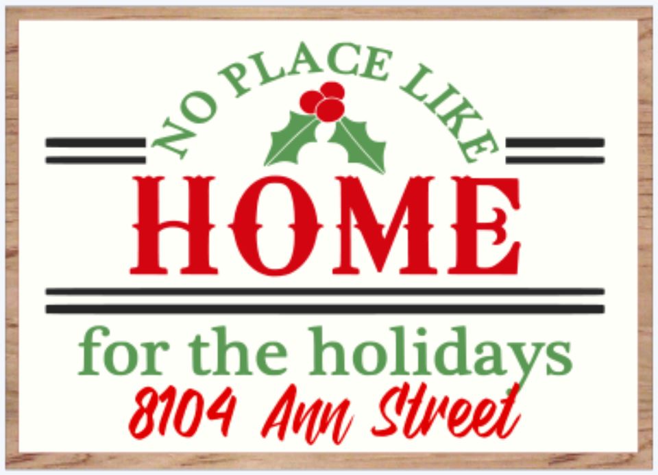 16x24 Custom Holiday Sign
