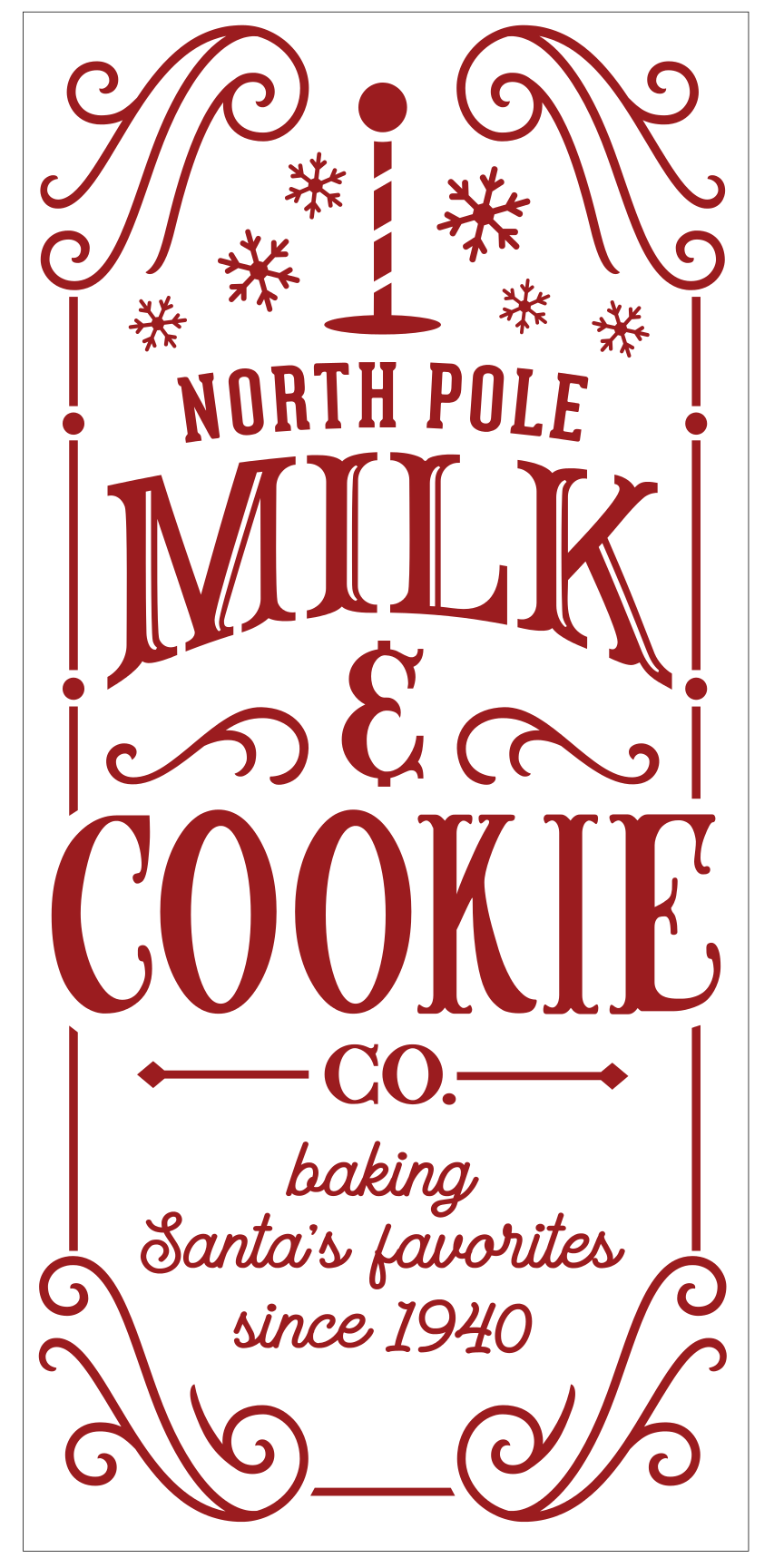 16x24 Custom Holiday Sign