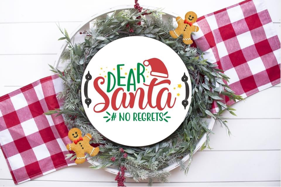 Christmas Trays with Handles