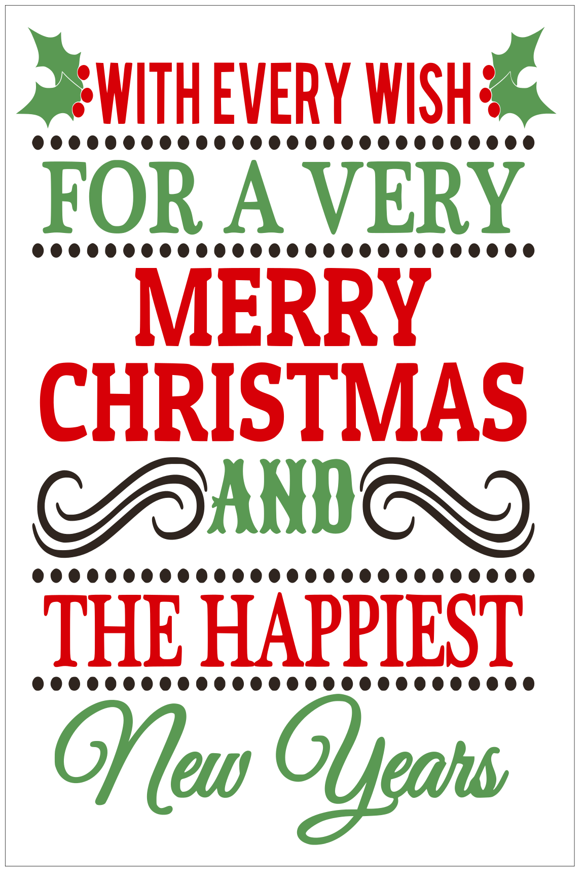 16x24 Custom Holiday Sign