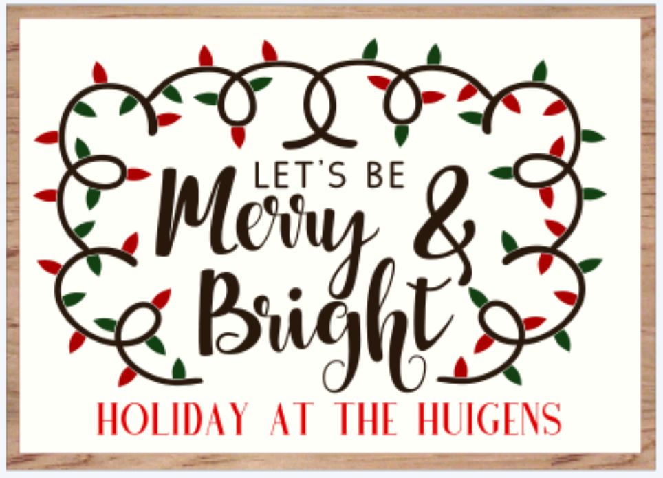 16x24 Custom Holiday Sign