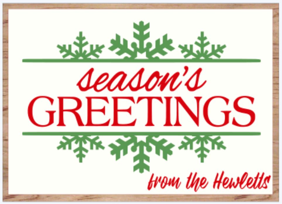 16x24 Custom Holiday Sign