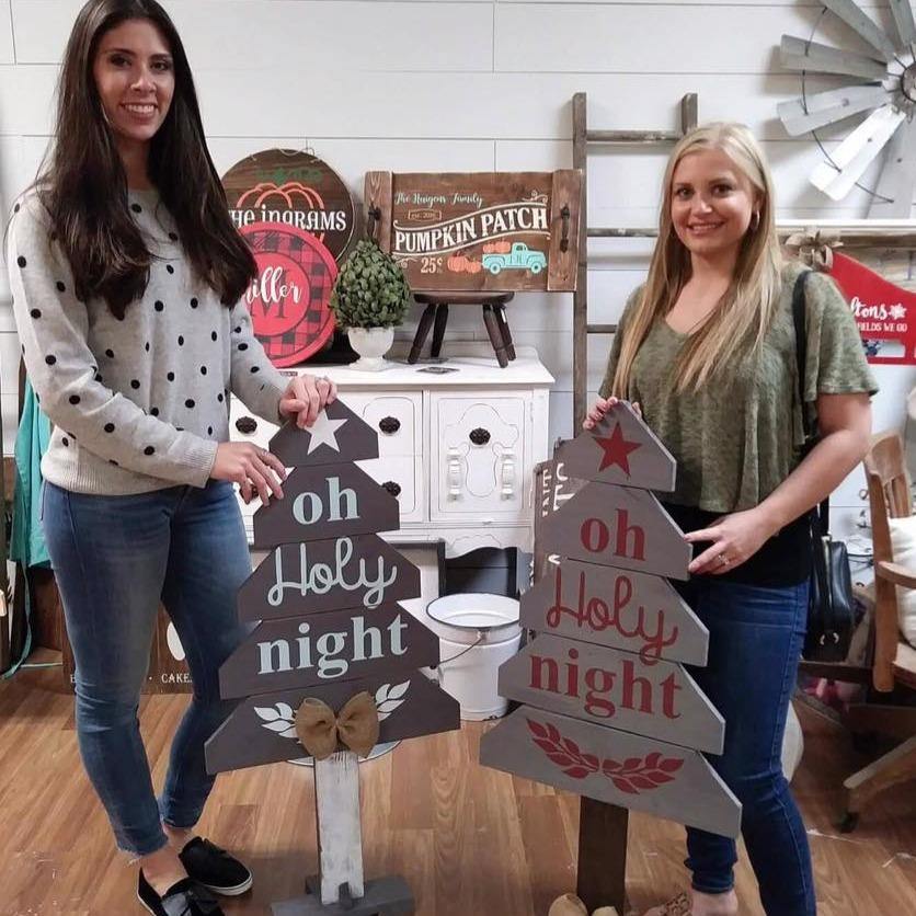 12/5/25 at 6pm Holiday Tree and Porch Plank Workshop