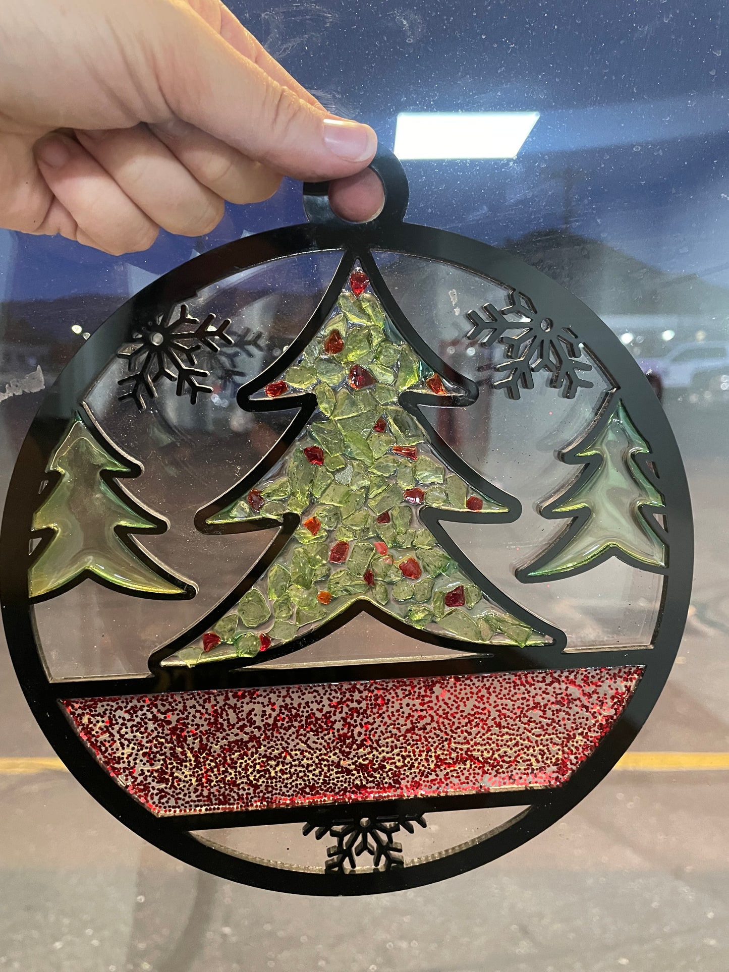 Faux Stained Glass Suncatchers: 12/6 at 6:30