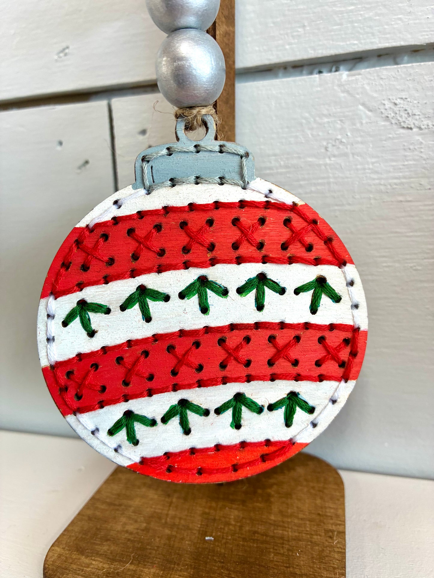 7/18 at 4pm Wood Embroidery Christmas in July Workshop