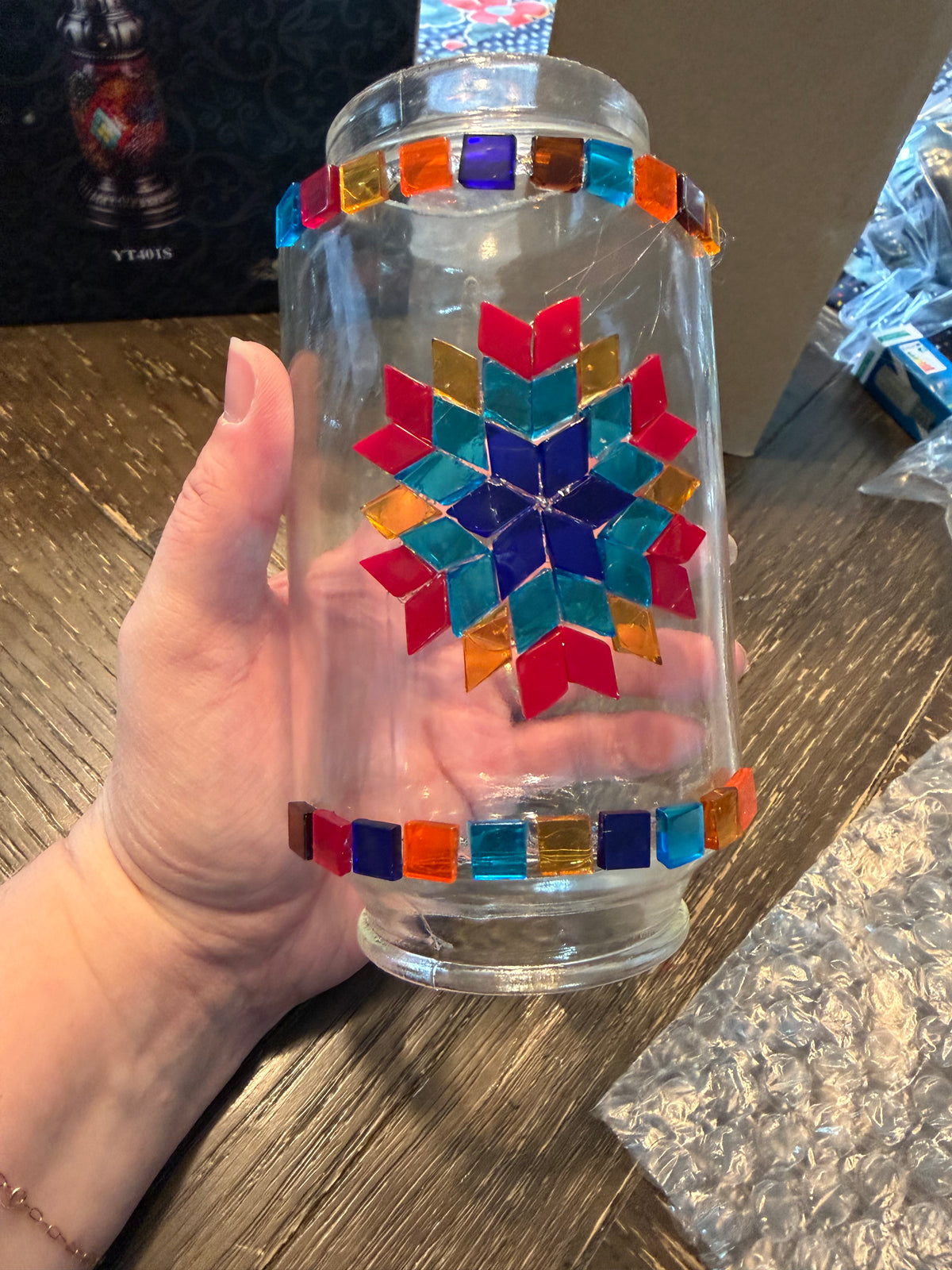 Mosaic Lamp Workshop: 10/3 at 2pm (upstairs)