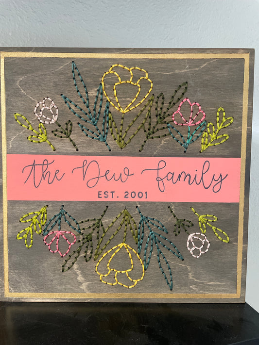 3/7 at 4pm Wood Embroidery Workshop