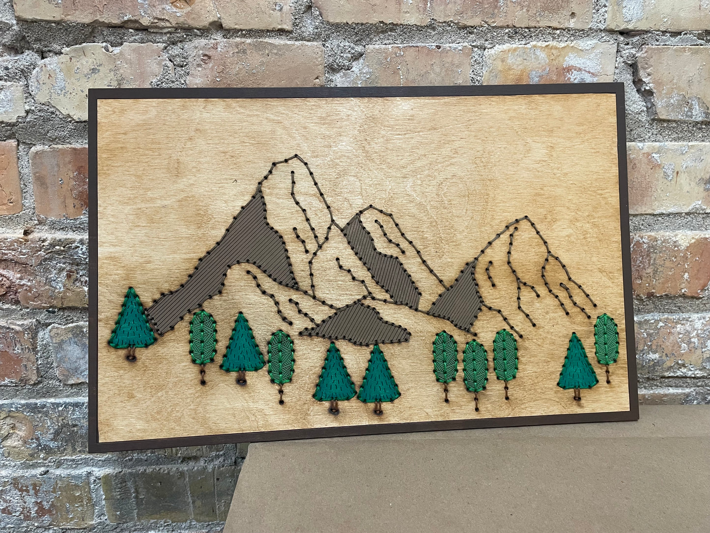 Mountain Wood Embroidery