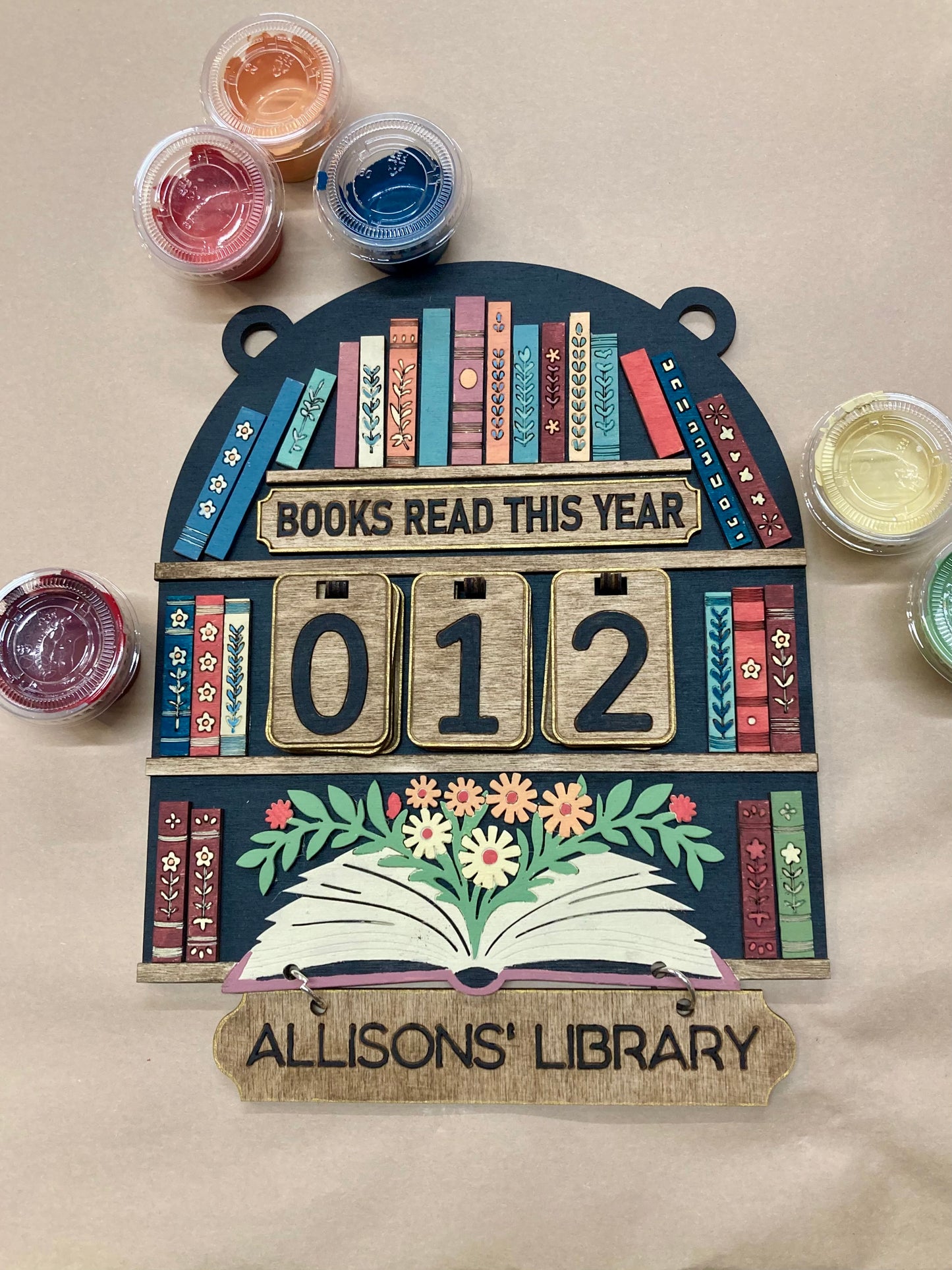 Book Garden - Books read counter