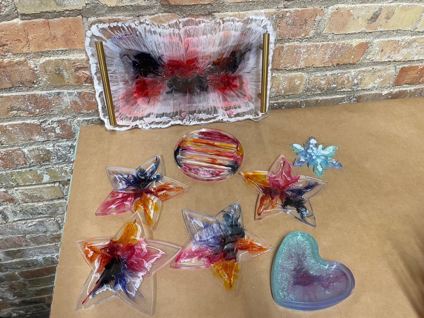 4/29/26 at 6:30pm Resin Coaster Set or Tray Workshop