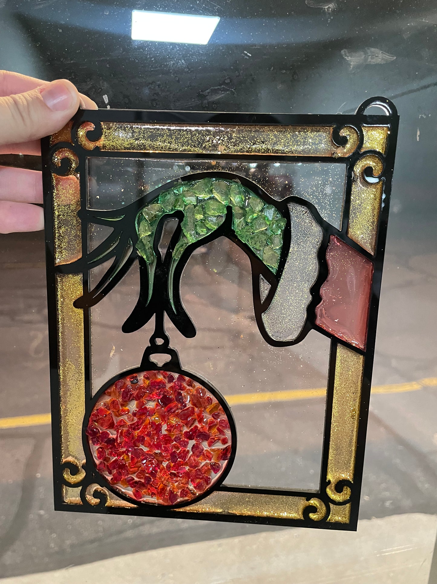Faux Stained Glass Suncatchers: 12/6 at 6:30