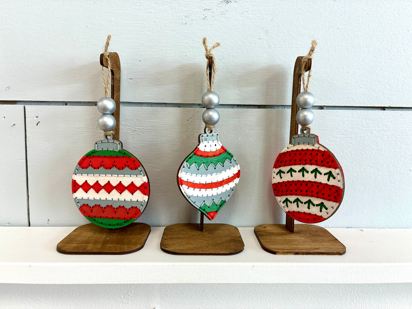 7/18 at 4pm Wood Embroidery Christmas in July Workshop