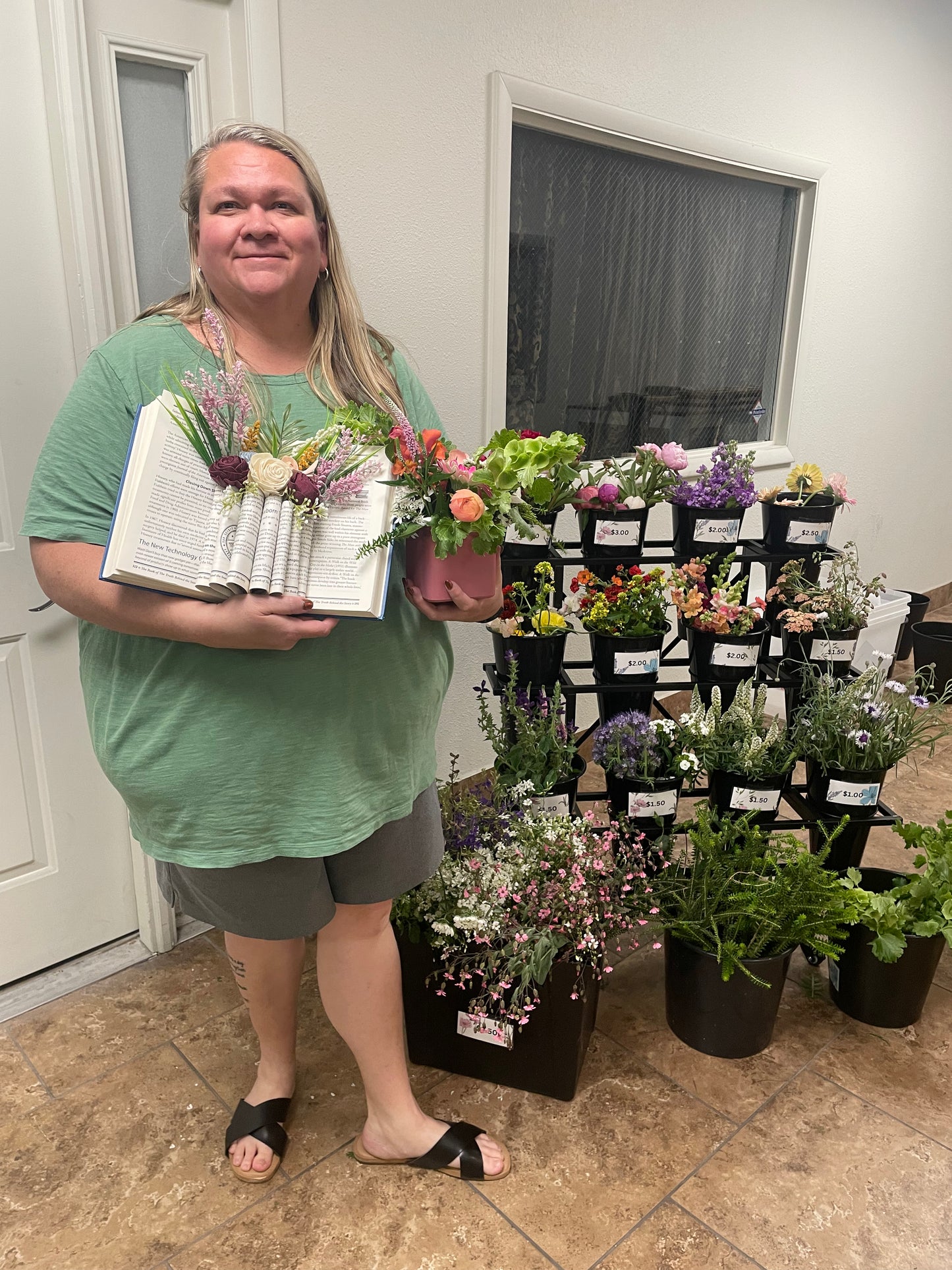 Page Turning Floral Book Art: Friday, March 27 6pm