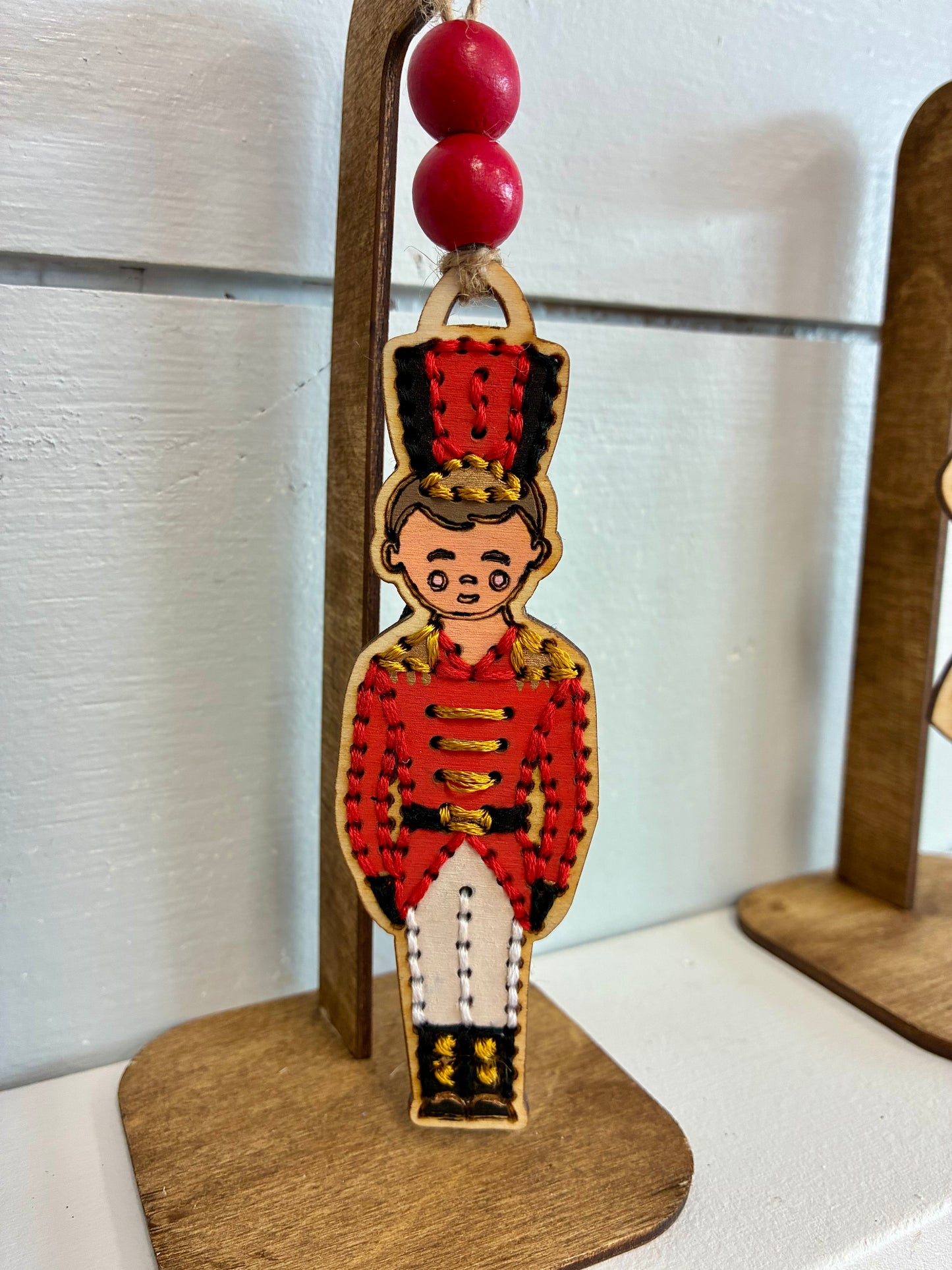 7/18 at 4pm Wood Embroidery Christmas in July Workshop