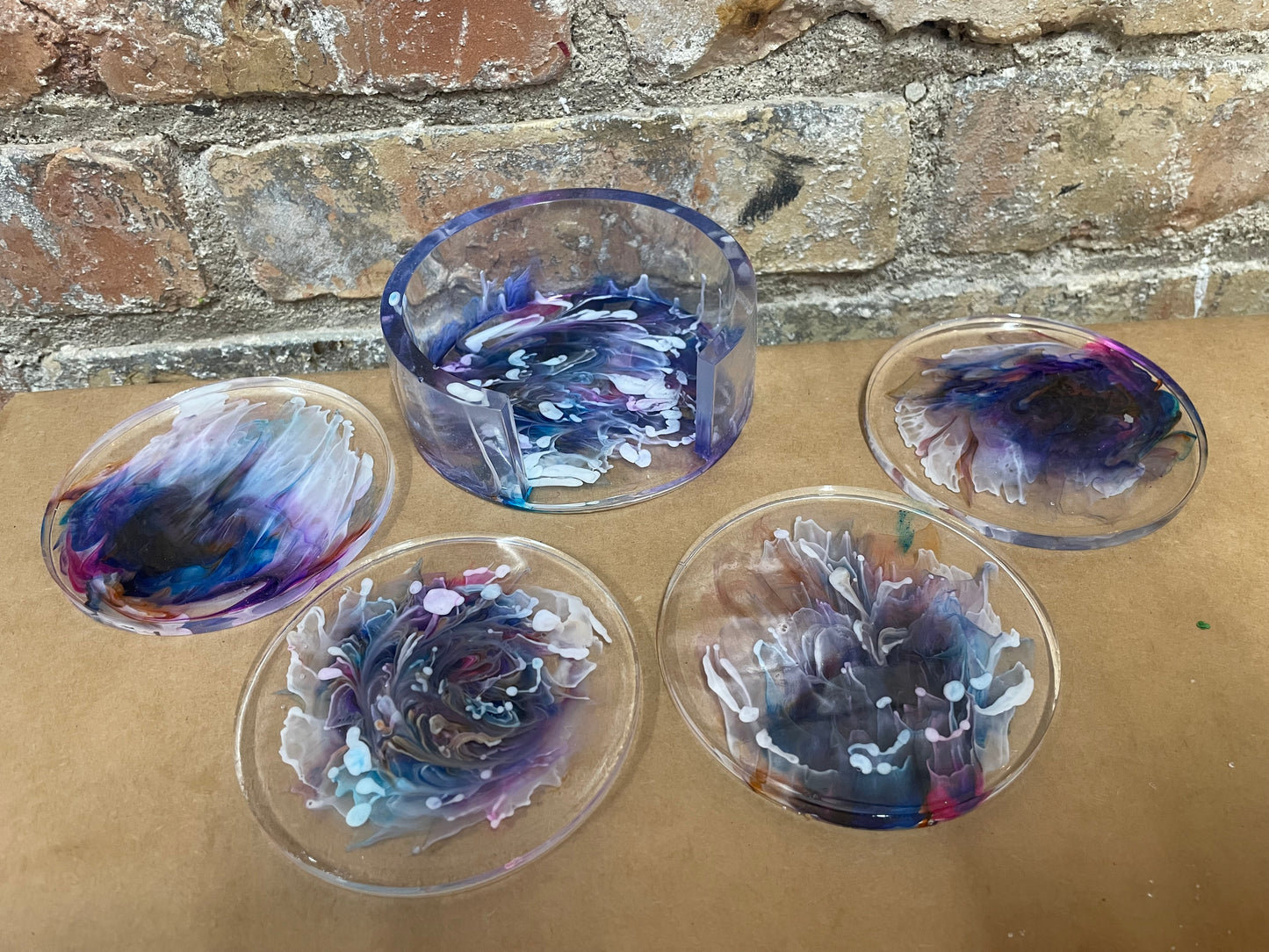 4/29/26 at 6:30pm Resin Coaster Set or Tray Workshop