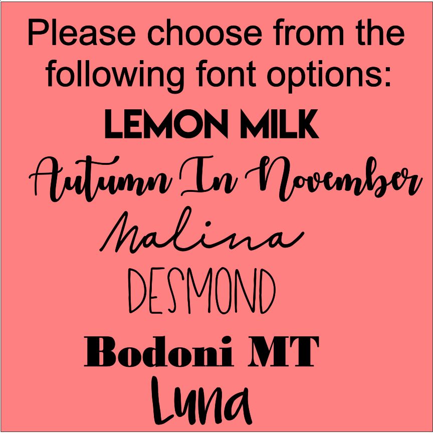Monogram & Family Name Collection