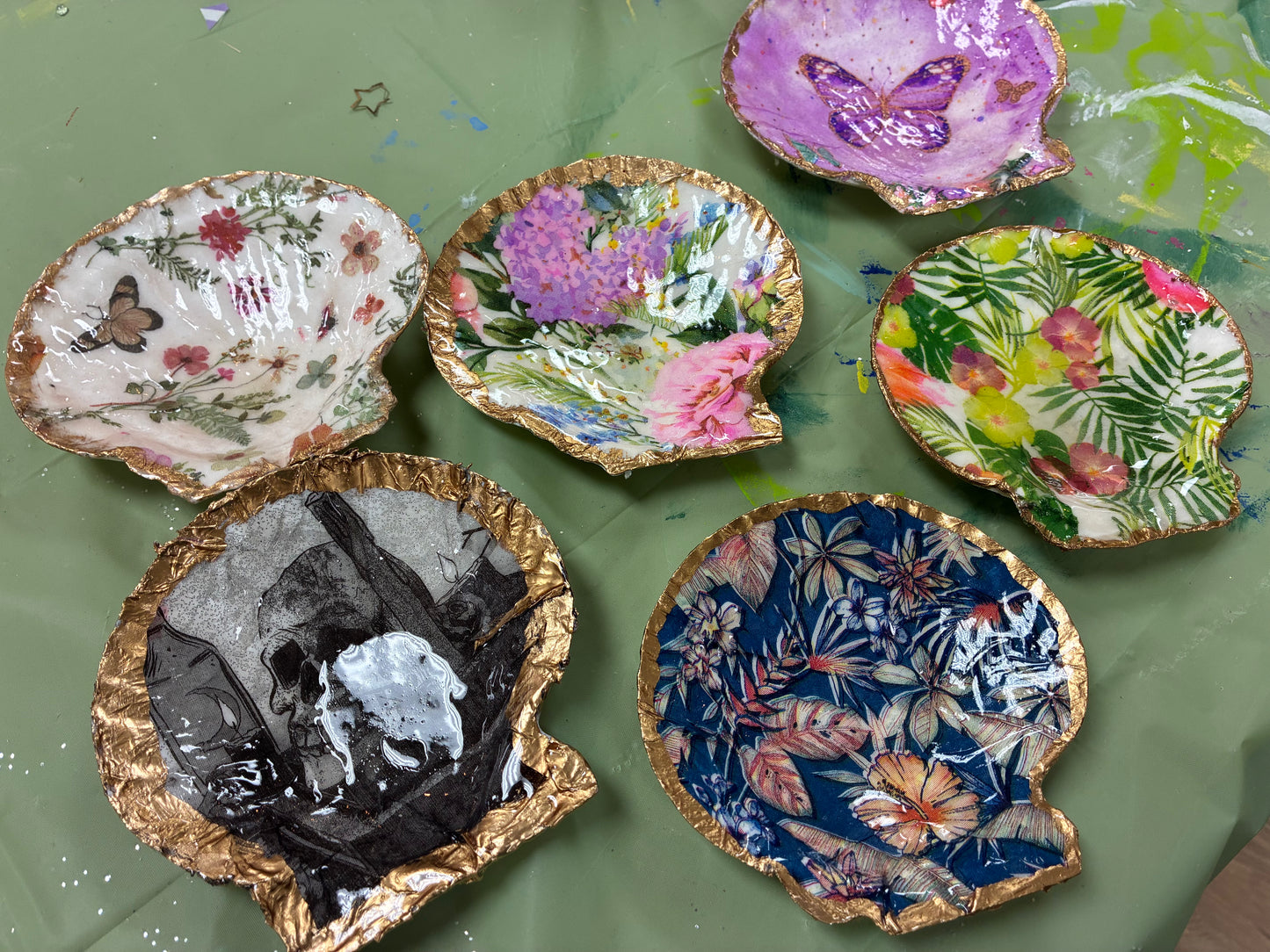 7/25/26 at 10am Resin Seashell Dishes