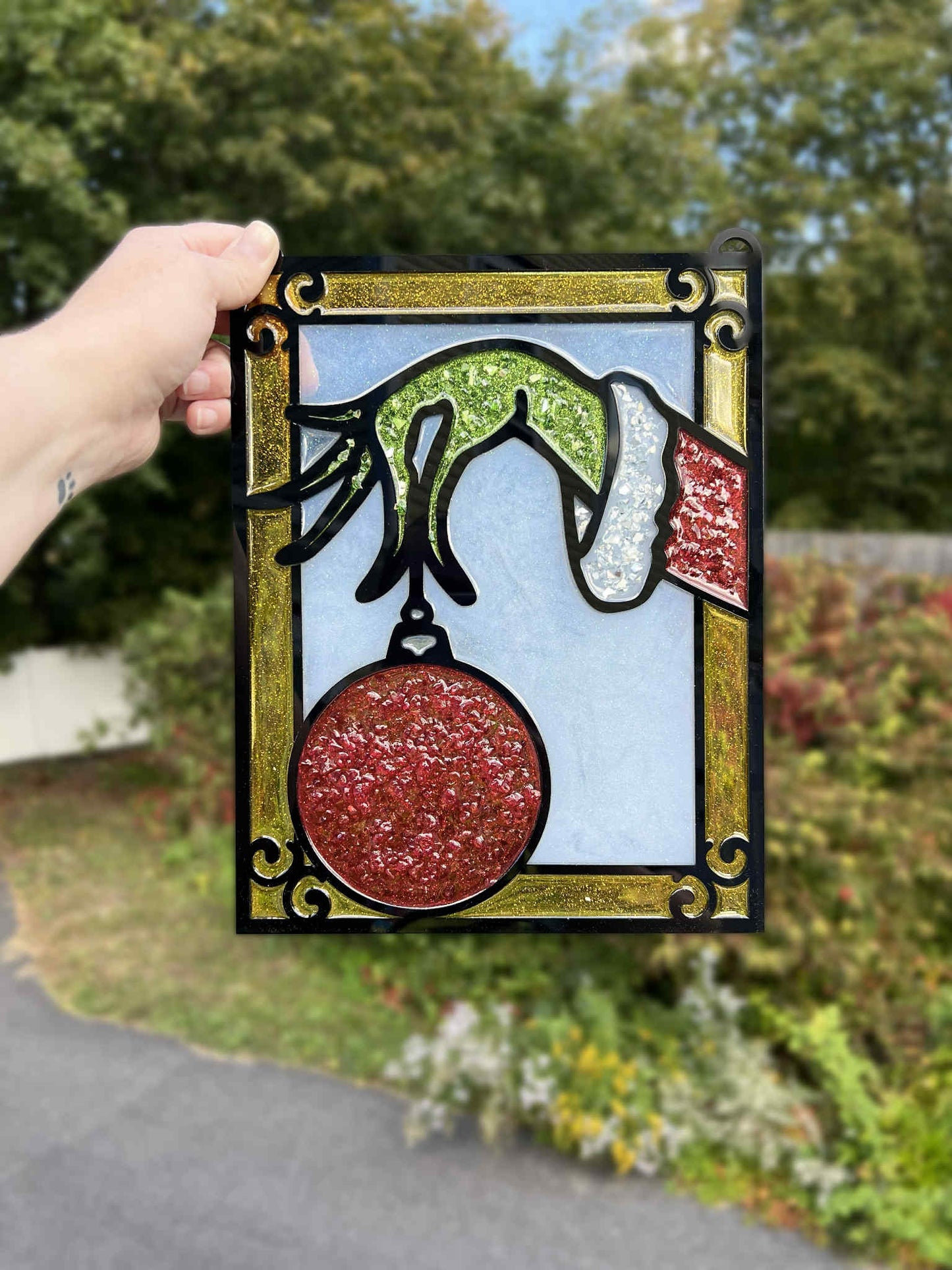 Faux Stained Glass Suncatchers: 12/6 at 6:30