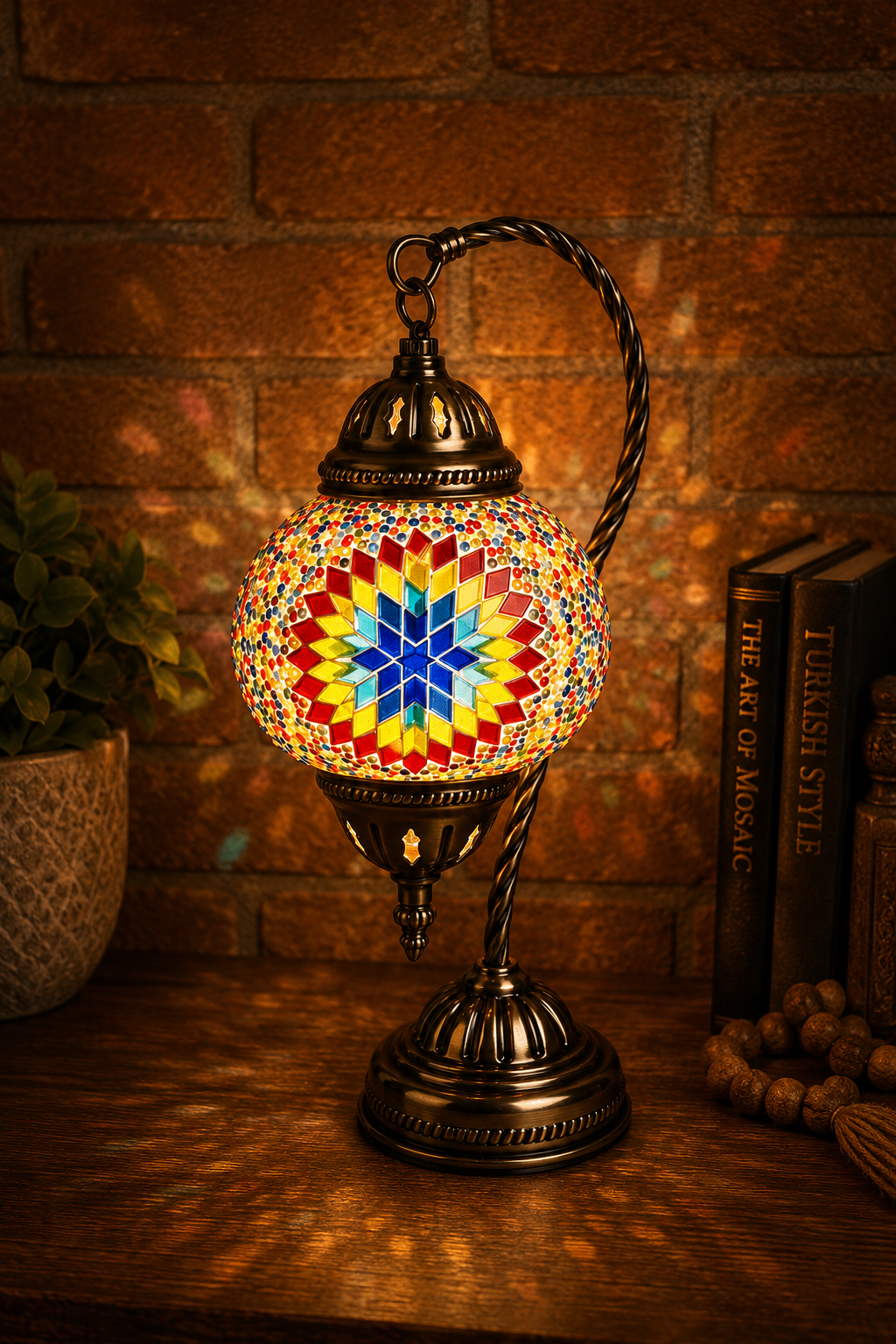 Mosaic Lamp Workshop: 10/3 at 2pm (upstairs)