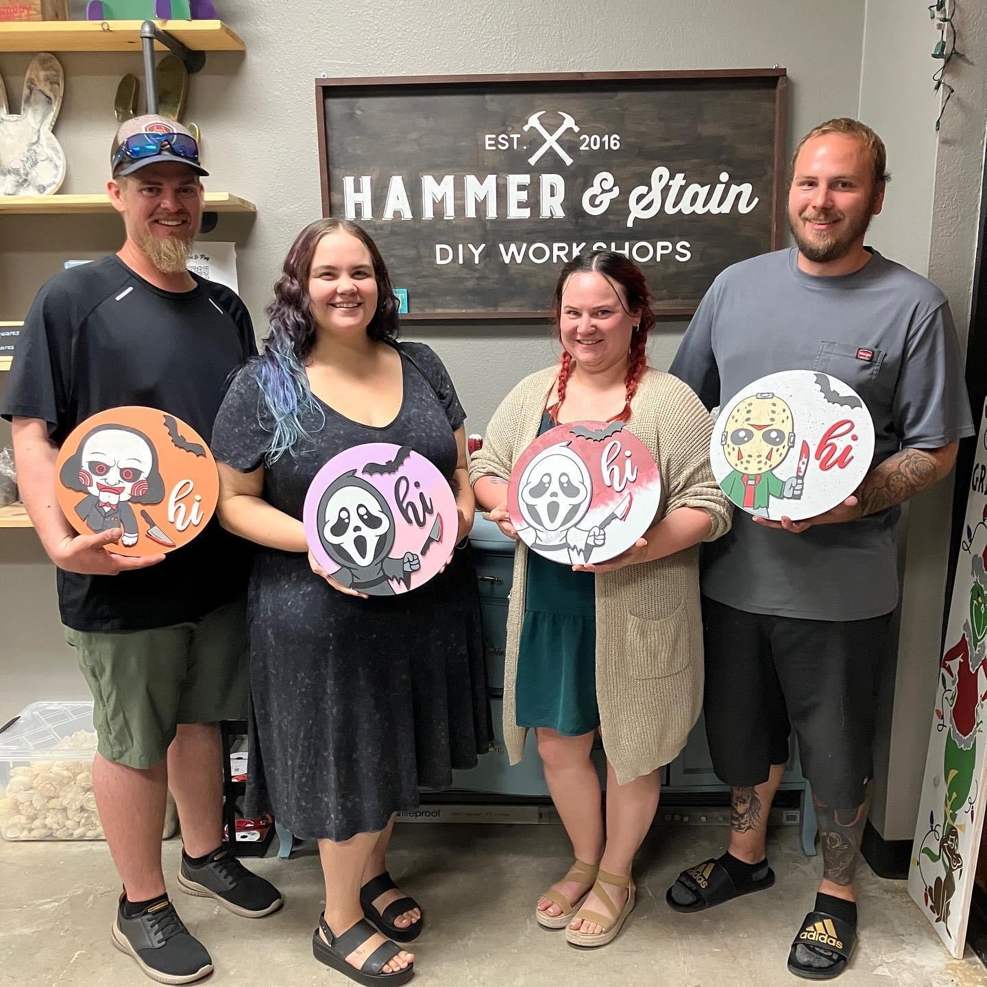 Horror Homies on 10” Round