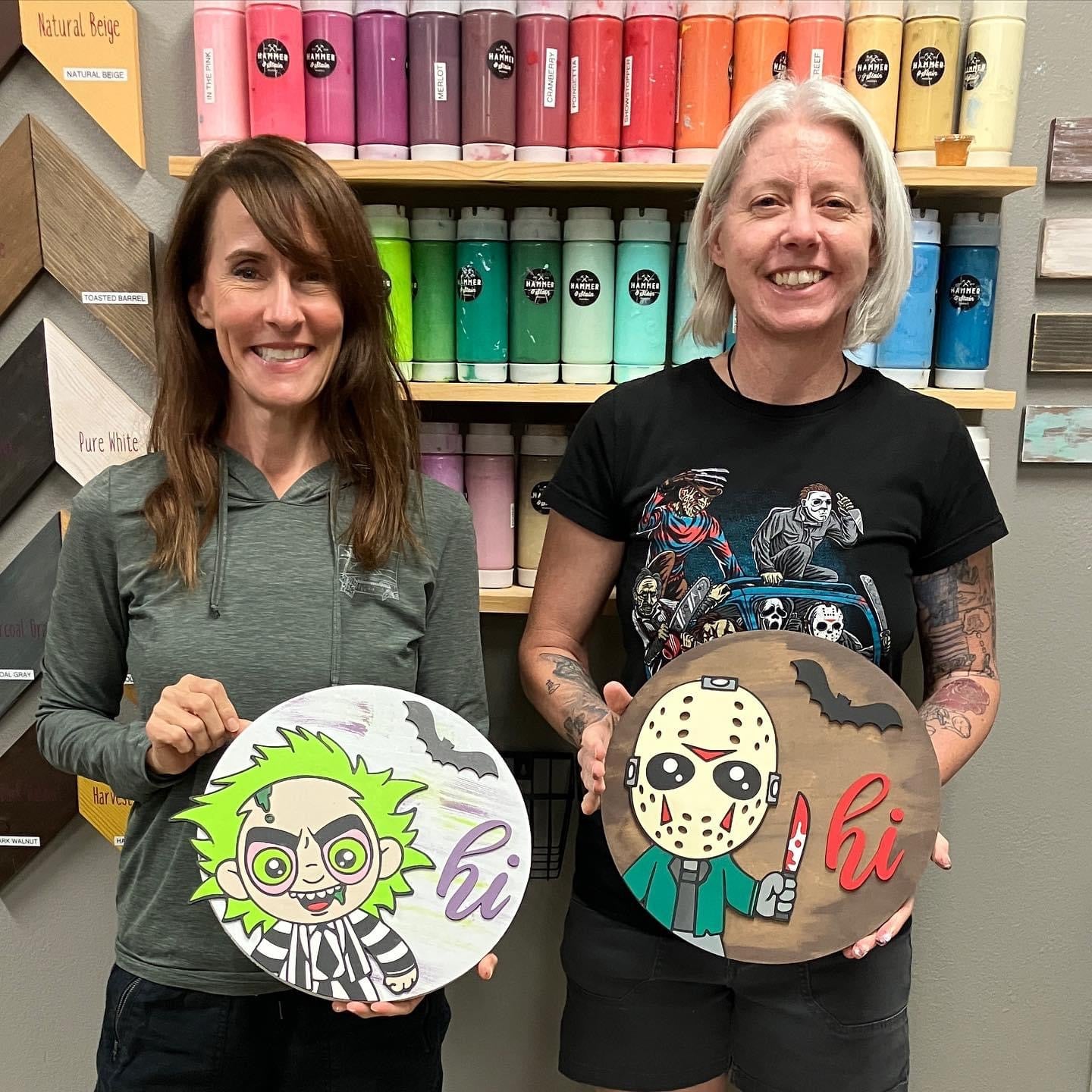 Horror Homies on 10” Round